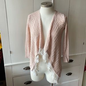 Girls open sweater